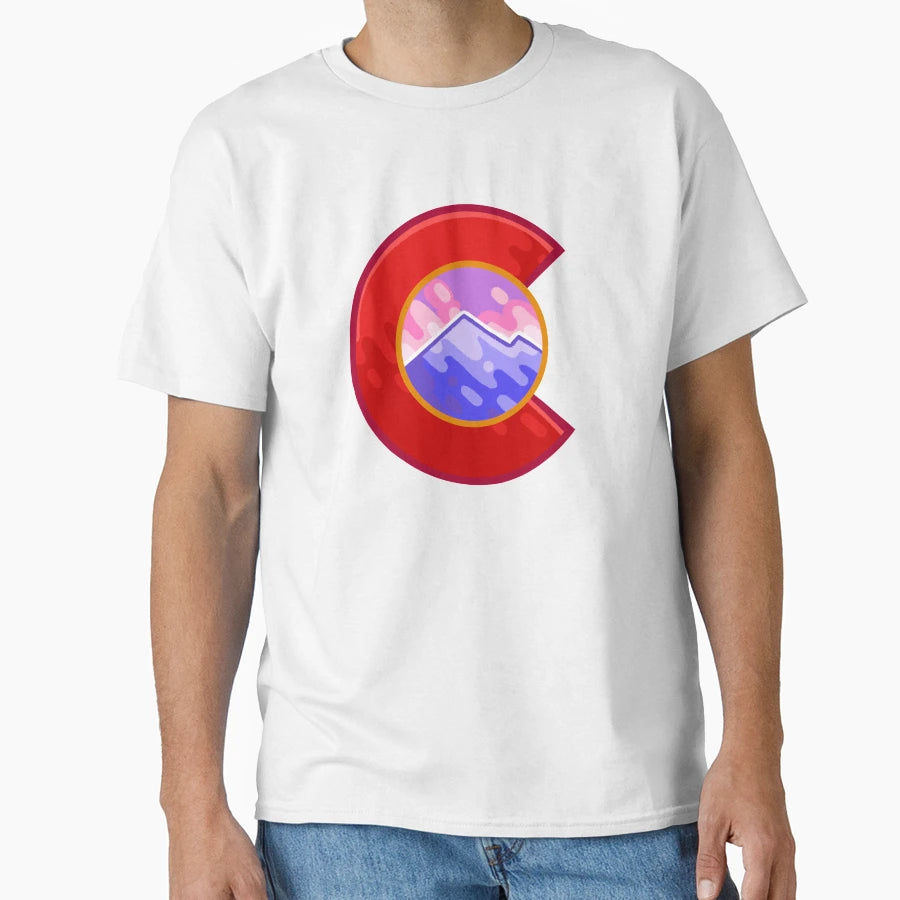 Colorado Logo Sunrise Sunset T-Shirt - Casual Everyday Wear for Adults - T-Shirt, Sweatshirt, Hoodie