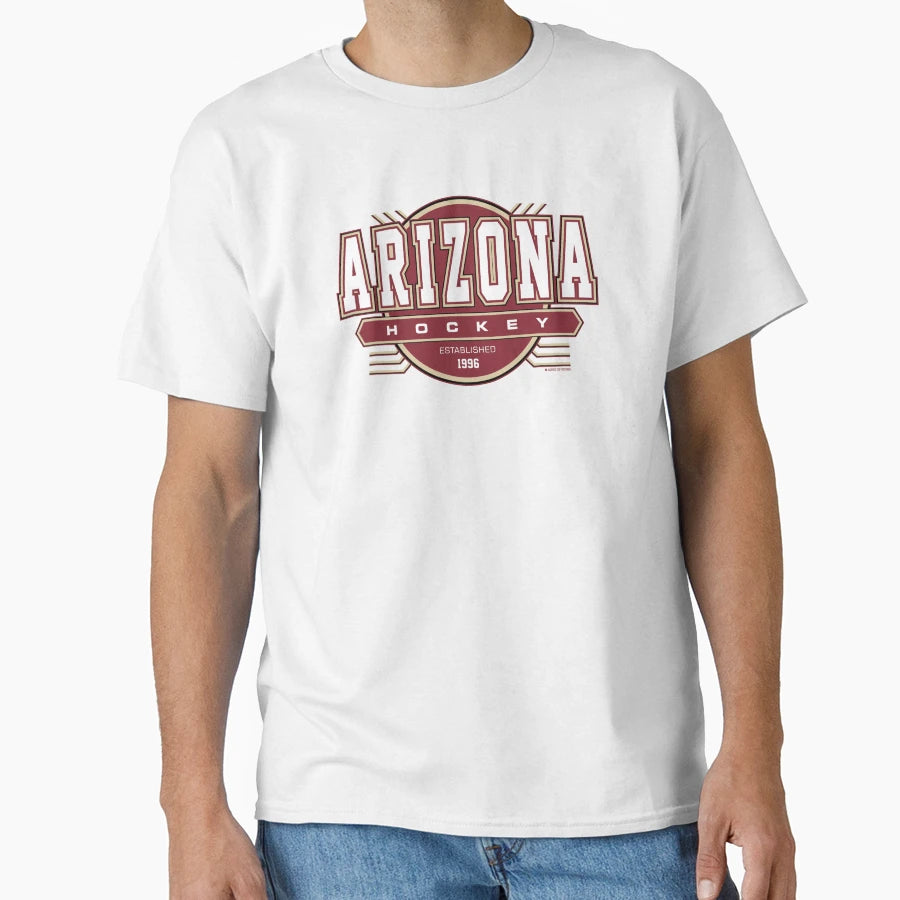 Arizona Hockey Coyotes Inspired 90S T-Shirt - Minimalist Print Men Women - T-Shirt, Sweatshirt, Hoodie