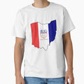 Cleveland Flag Ohio T-Shirt - Unique Graphic for Adults - T-Shirt, Sweatshirt, Hoodie