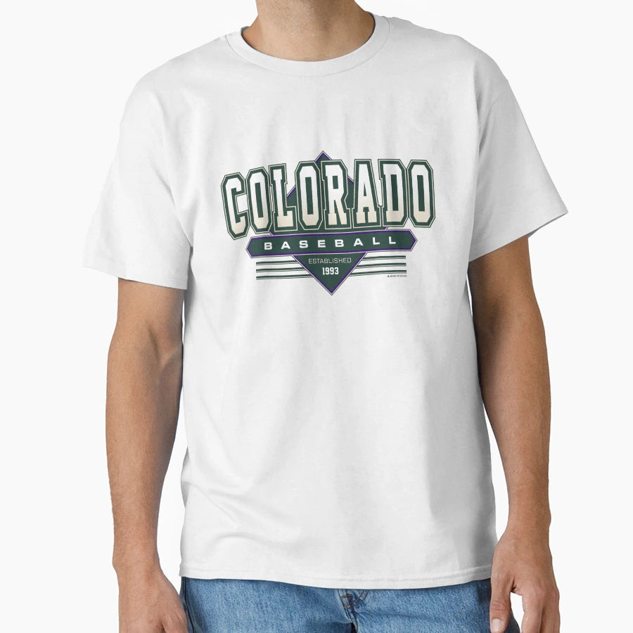 Colorado Baseball Rockies T-Shirt - Casual Everyday Wear Men Women - T-Shirt, Sweatshirt, Hoodie