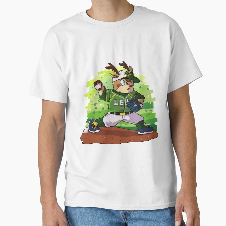 Baseball Deer T-Shirt - Trendy Graphic for Adults - T-Shirt, Sweatshirt, Hoodie