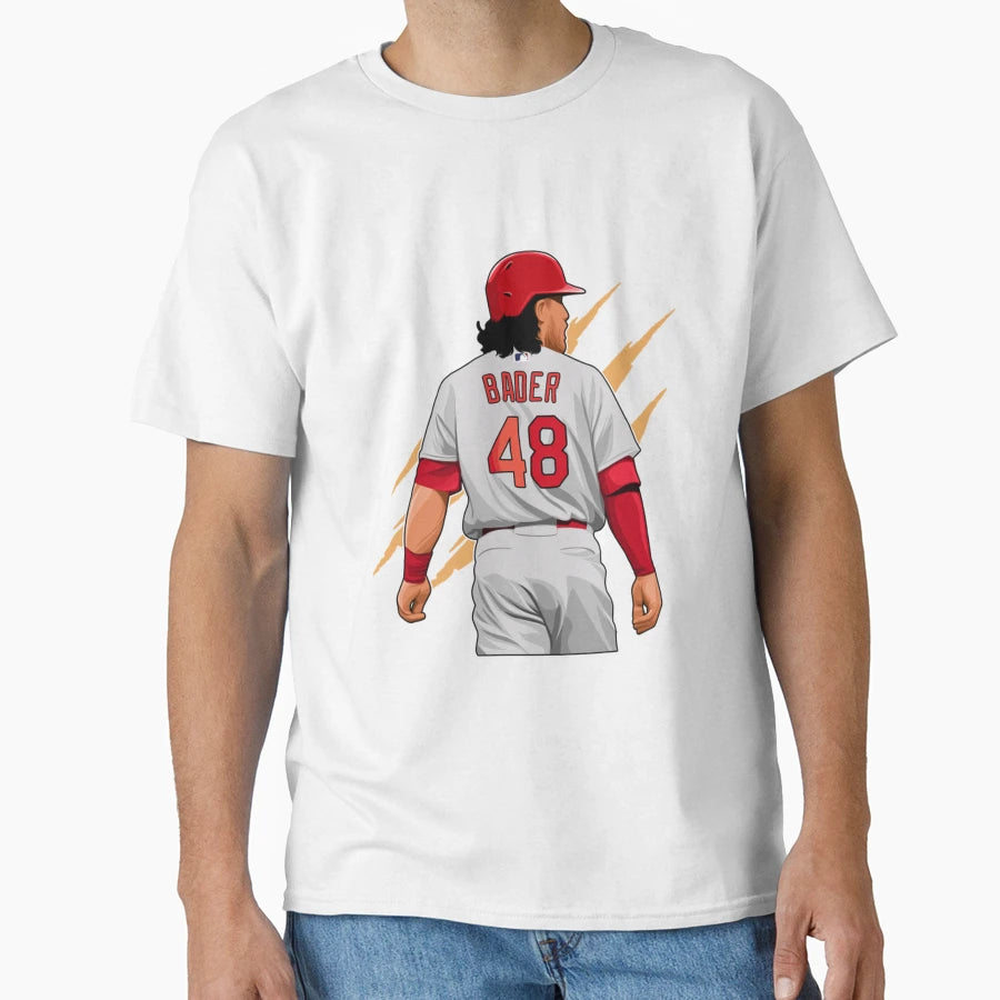 Harrison Bader Games 48 Claw T-Shirt - Custom Art Print for Adults - T-Shirt, Sweatshirt, Hoodie