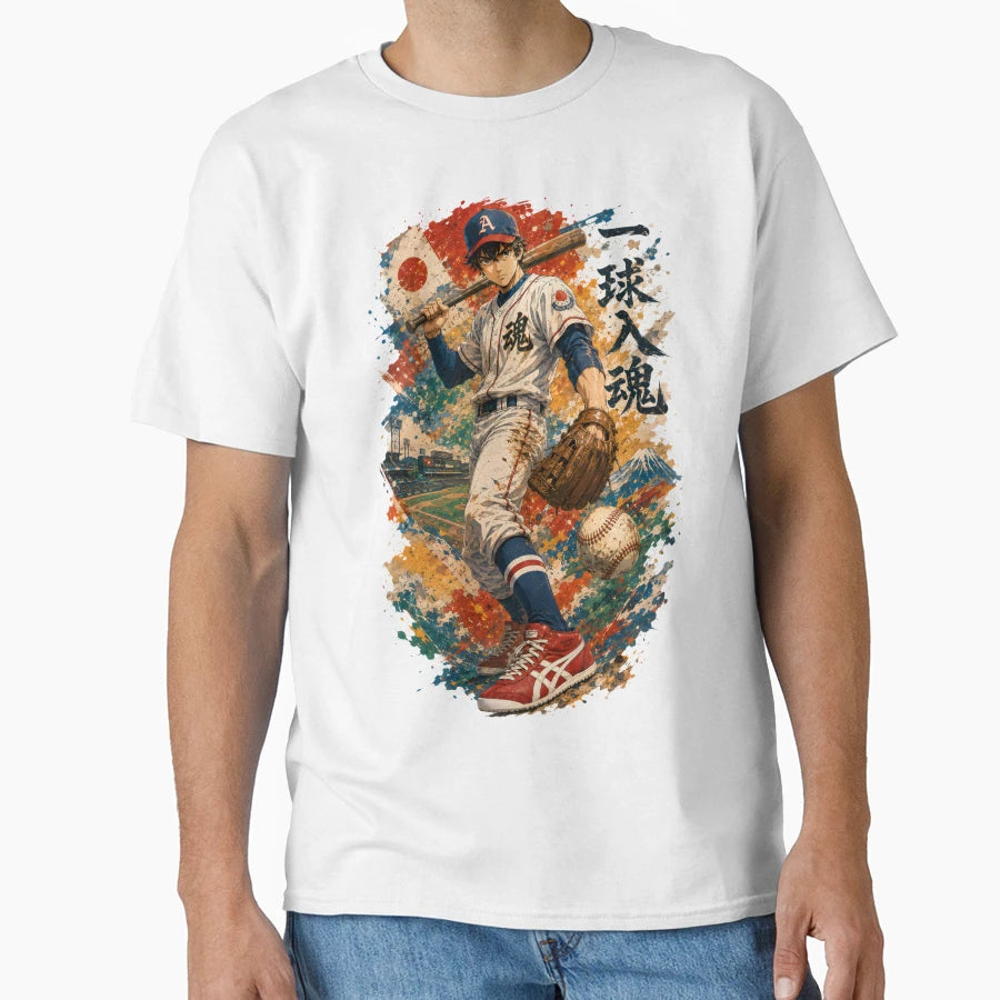 Samurai Baseball T-Shirt - Novelty Apparel Unisex - T-Shirt, Sweatshirt, Hoodie