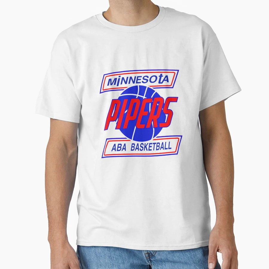 Minnesota Pipers Aba American T-Shirt - Unique Graphic for Adults - T-Shirt, Sweatshirt, Hoodie