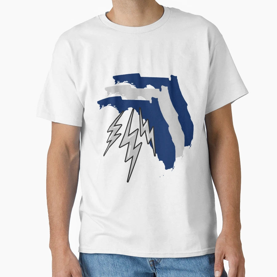 Florida Border Lightning T-Shirt - Streetwear Style Men Women - T-Shirt, Sweatshirt, Hoodie