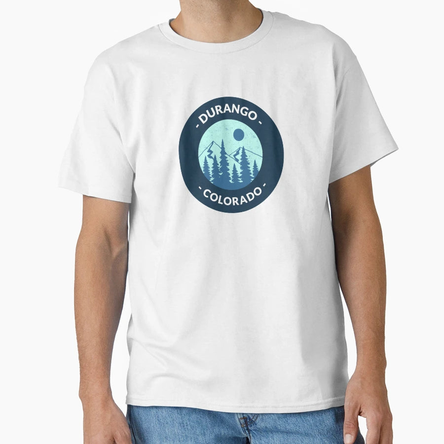 Durango Colorado T-Shirt - Custom Art Print Unisex - T-Shirt, Sweatshirt, Hoodie