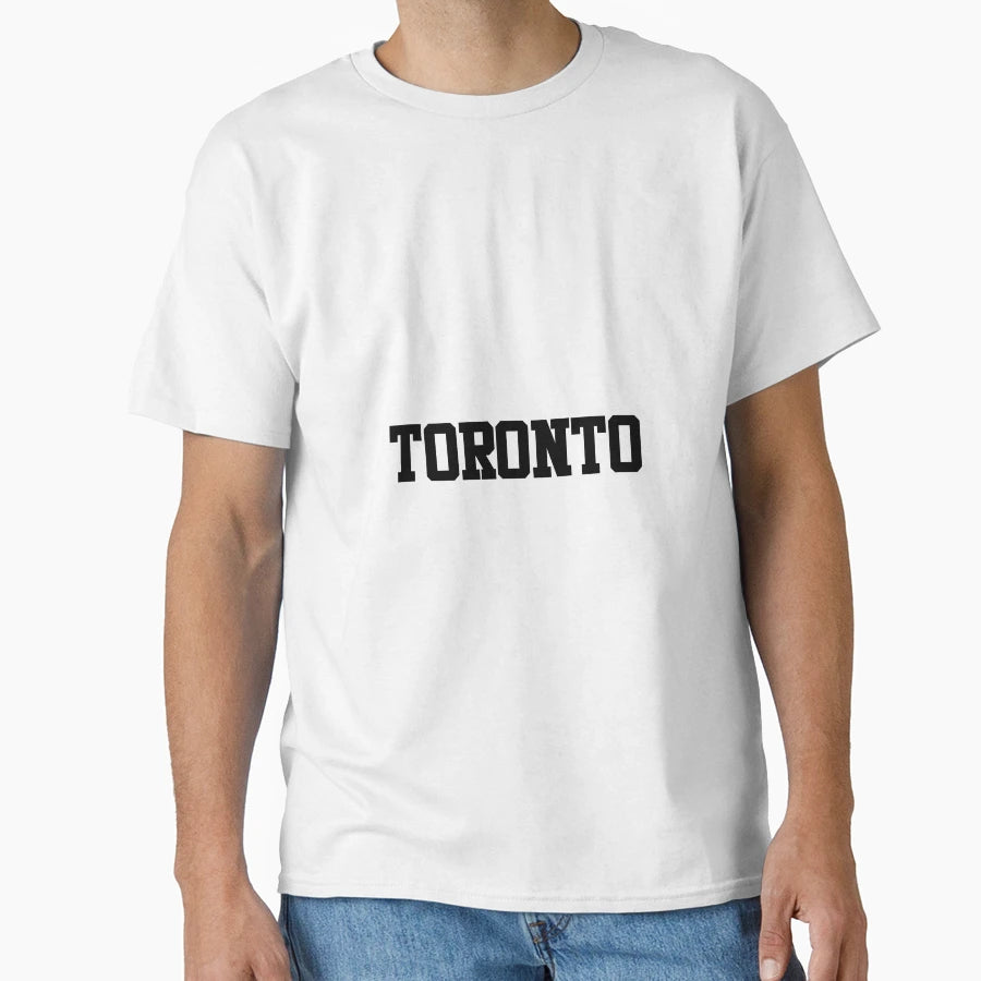 Toronto Word Art Bold Minimalist City T-Shirt - Streetwear Style Men Women - T-Shirt, Sweatshirt, Hoodie