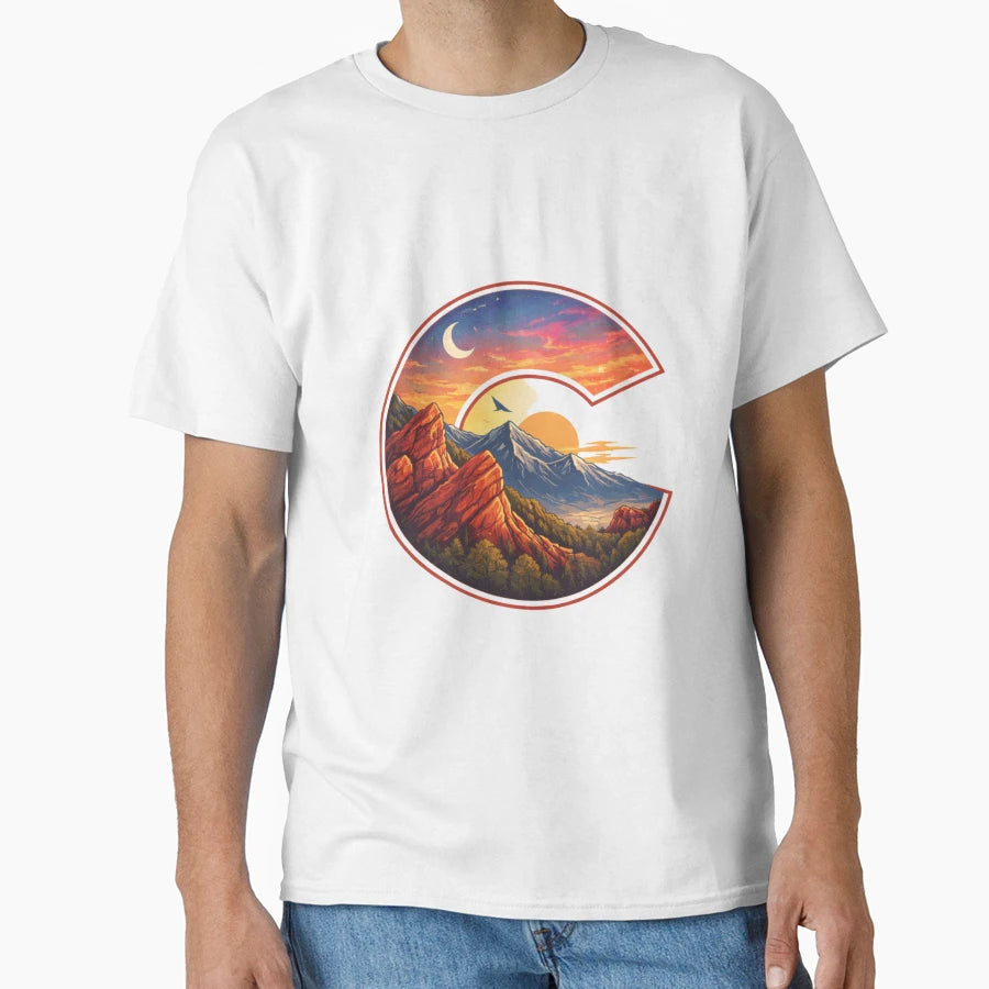 Colorful Colorado T-Shirt - Minimalist Print Men Women - T-Shirt, Sweatshirt, Hoodie