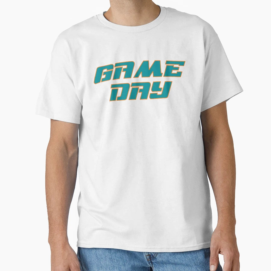 Game Day Miami Dolphins American T-Shirt - Aesthetic Graphic Men Women - T-Shirt, Sweatshirt, Hoodie