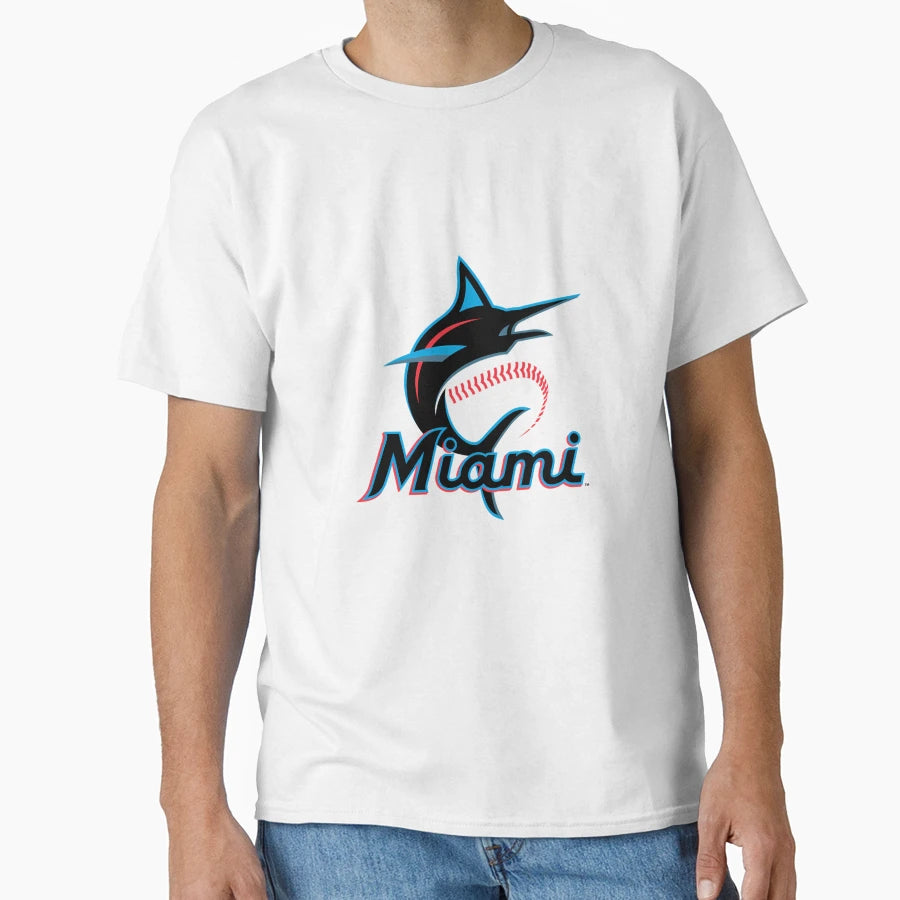 Funnymarlins Miamiicon T-Shirt - Unique Graphic Unisex - T-Shirt, Sweatshirt, Hoodie