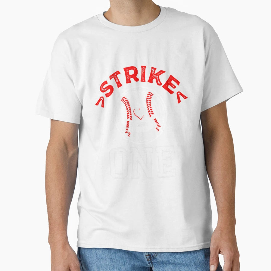 Strike One Baseball Lovers Dark T-Shirt - Custom Art Print for Adults - T-Shirt, Sweatshirt, Hoodie
