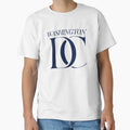 Washington D C Blue T-Shirt - Aesthetic Graphic for Adults - T-Shirt, Sweatshirt, Hoodie