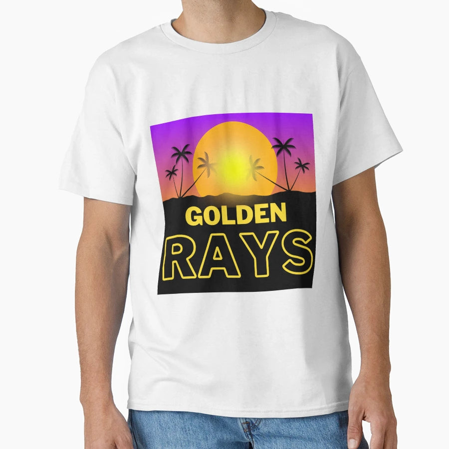 Golden Rays Sunset Village Site T-Shirt - Streetwear Style Unisex - T-Shirt, Sweatshirt, Hoodie