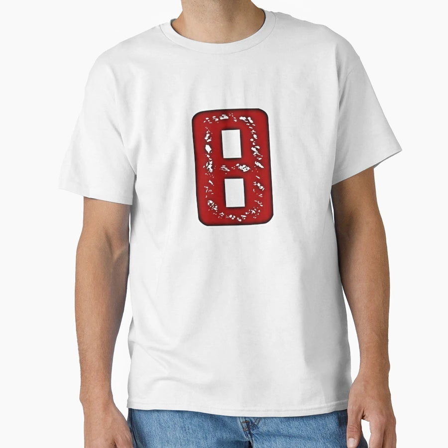 Number 8 T-Shirt - Minimalist Print Men Women - T-Shirt, Sweatshirt, Hoodie