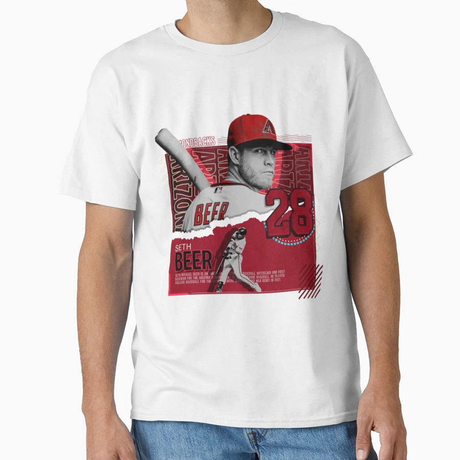 Seth Beer Baseball T-Shirt - Fun Novelty Design Men Women - T-Shirt, Sweatshirt, Hoodie