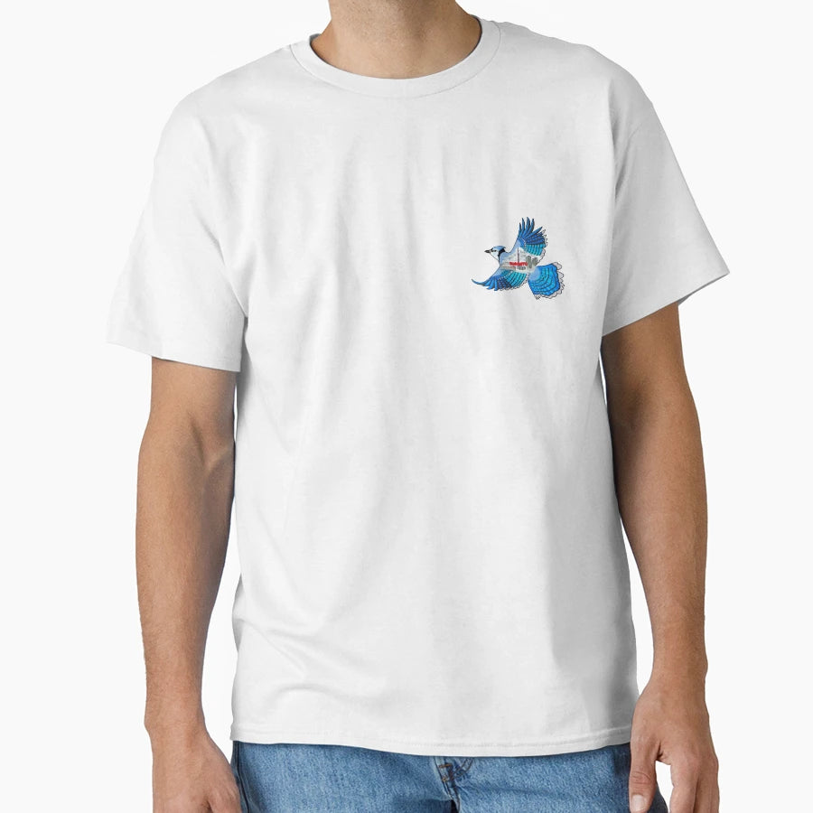 Blue Jay Toronto Skyline T-Shirt - Aesthetic Graphic Unisex - T-Shirt, Sweatshirt, Hoodie