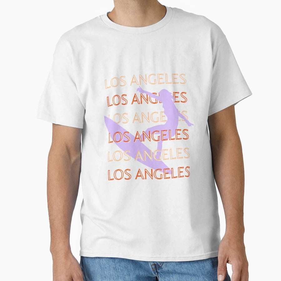 Los Angeles Travel Art California Travel T-Shirt - Graphic Print Men Women - T-Shirt, Sweatshirt, Hoodie