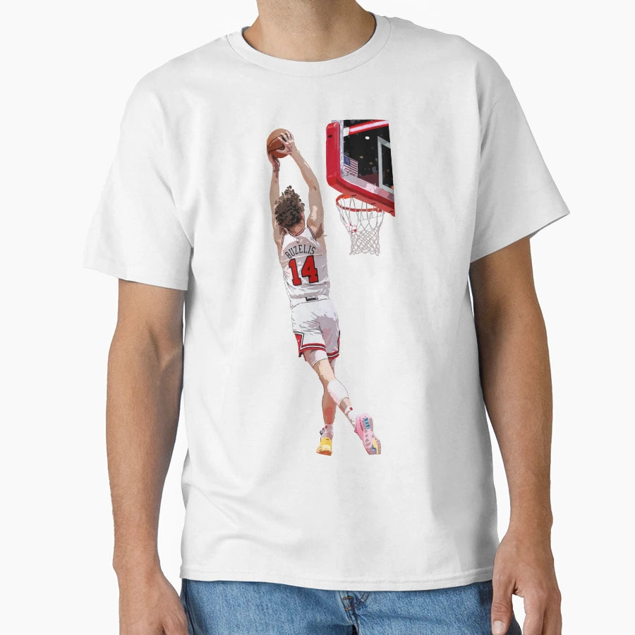Matas Buzelis Dunk T-Shirt - Novelty Apparel for Adults - T-Shirt, Sweatshirt, Hoodie