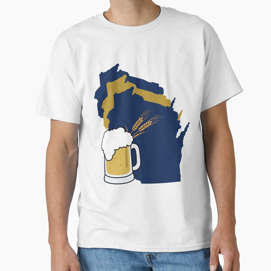 Wisconsin Border Brewers T-Shirt - Custom Art Print Men Women - T-Shirt, Sweatshirt, Hoodie