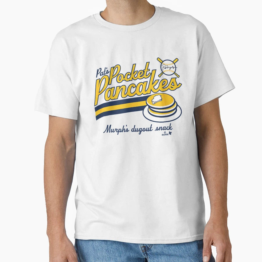 Pat Murphy Pocket Pancakes Milwaukee T-Shirt - Streetwear Style Men Women - T-Shirt, Sweatshirt, Hoodie