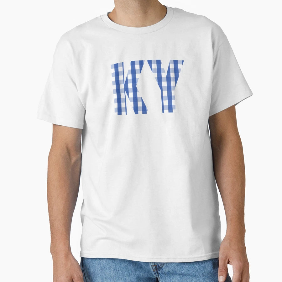 Kentucky Gingham T-Shirt - Custom Art Print Unisex - T-Shirt, Sweatshirt, Hoodie