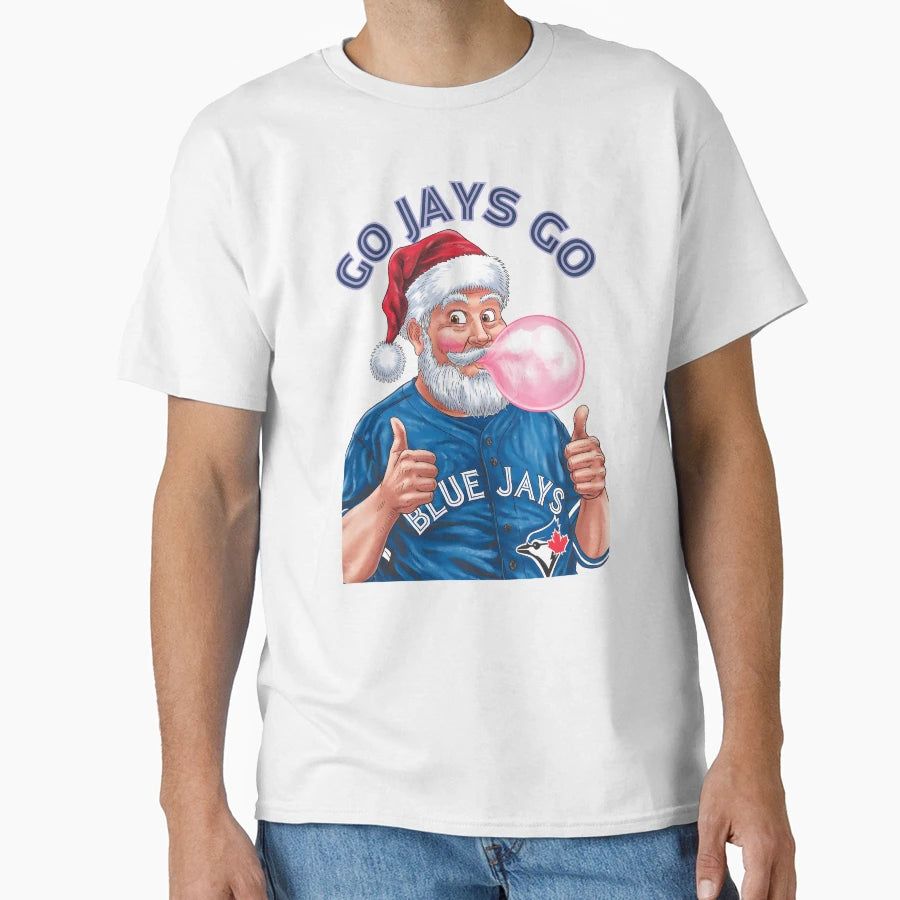 Santa Go Jays Go T-Shirt - Streetwear Style Men Women - T-Shirt, Sweatshirt, Hoodie