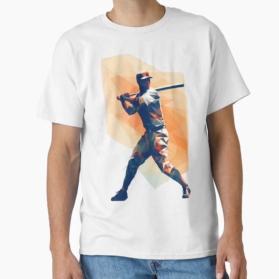 Baseball Player T-Shirt - Graphic Print Unisex - T-Shirt, Sweatshirt, Hoodie