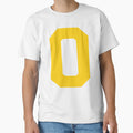 Number 0 Yellow Zero Sports Number 0 T-Shirt - Minimalist Print for Adults - T-Shirt, Sweatshirt, Hoodie