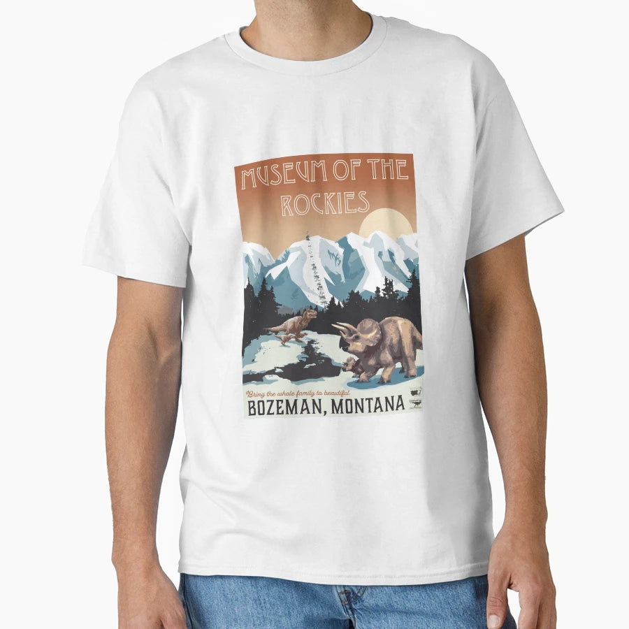Museum Rockies T-Shirt - Trendy Graphic Unisex - T-Shirt, Sweatshirt, Hoodie