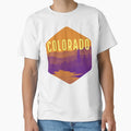 Colorado National Park Badge T-Shirt - Casual Everyday Wear Men Women - T-Shirt, Sweatshirt, Hoodie