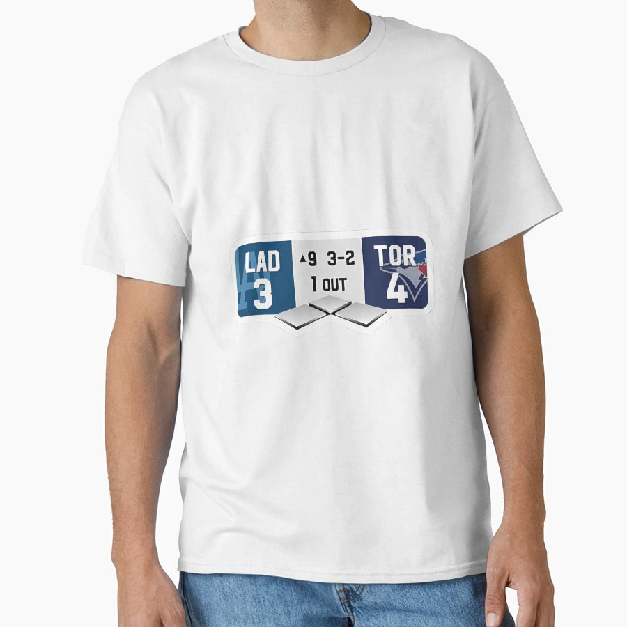 Dodgers Vs Blue Jays World Series T-Shirt - Novelty Apparel Men Women - T-Shirt, Sweatshirt, Hoodie