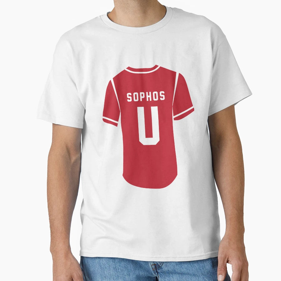 Sophos Red Jersey U T-Shirt - Aesthetic Graphic for Adults - T-Shirt, Sweatshirt, Hoodie