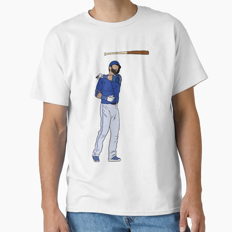 Jose Bautista Bat Flip 1 T-Shirt - Graphic Print Men Women - T-Shirt, Sweatshirt, Hoodie