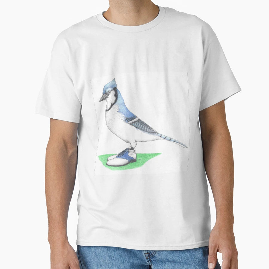 Blue Jay Golf Shoes T-Shirt - Graphic Print for Adults - T-Shirt, Sweatshirt, Hoodie