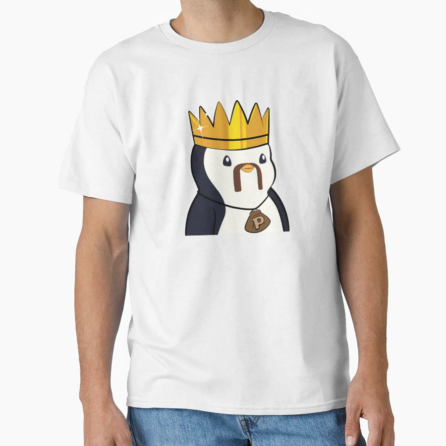 Cartoon Pudgy Penguin 8809 Nft Chubby T-Shirt - Trendy Graphic for Adults - T-Shirt, Sweatshirt, Hoodie