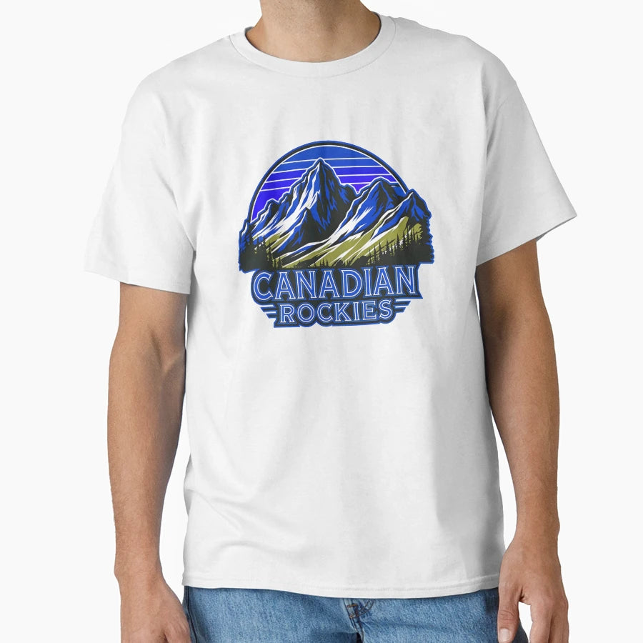 Canadian Rockies T-Shirt - Casual Everyday Wear Men Women - T-Shirt, Sweatshirt, Hoodie