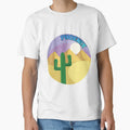 Phoenix Night Sky Cactus T-Shirt - Graphic Print Unisex - T-Shirt, Sweatshirt, Hoodie