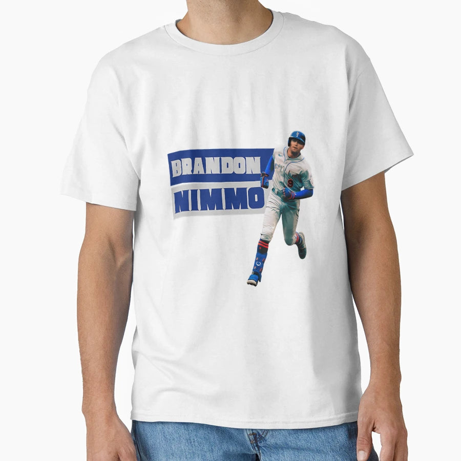 Brandon Nimmo Baseball T-Shirt - Aesthetic Graphic for Adults - T-Shirt, Sweatshirt, Hoodie