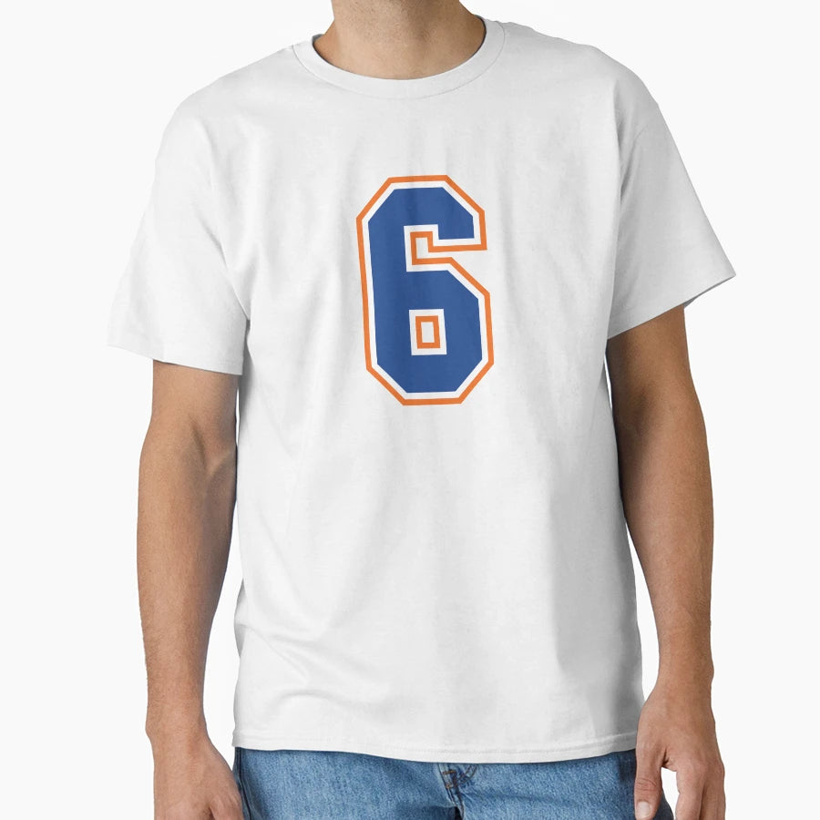 Six Jersey Number Sports 6 T-Shirt - Custom Art Print Men Women - T-Shirt, Sweatshirt, Hoodie