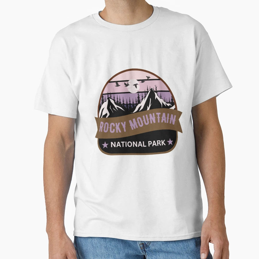 Rocky Mountain National State Park T-Shirt - Minimalist Print Men Women - T-Shirt, Sweatshirt, Hoodie