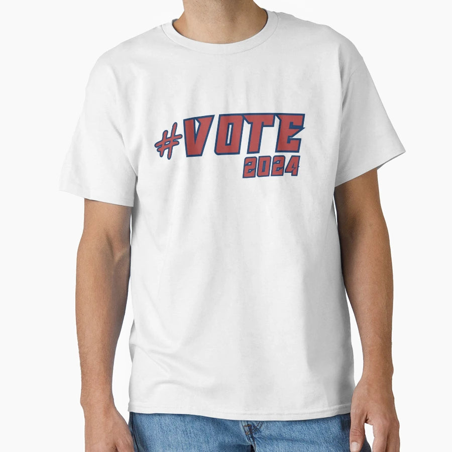 Vote2024 Red American Elections 2024 T-Shirt - Streetwear Style Men Women - T-Shirt, Sweatshirt, Hoodie