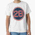 Jd Martinez 28 Jersey Number T-Shirt - Unique Graphic Unisex - T-Shirt, Sweatshirt, Hoodie