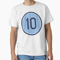 Mike Zunino 10 Jersey Number T-Shirt - Fun Novelty Design for Adults - T-Shirt, Sweatshirt, Hoodie
