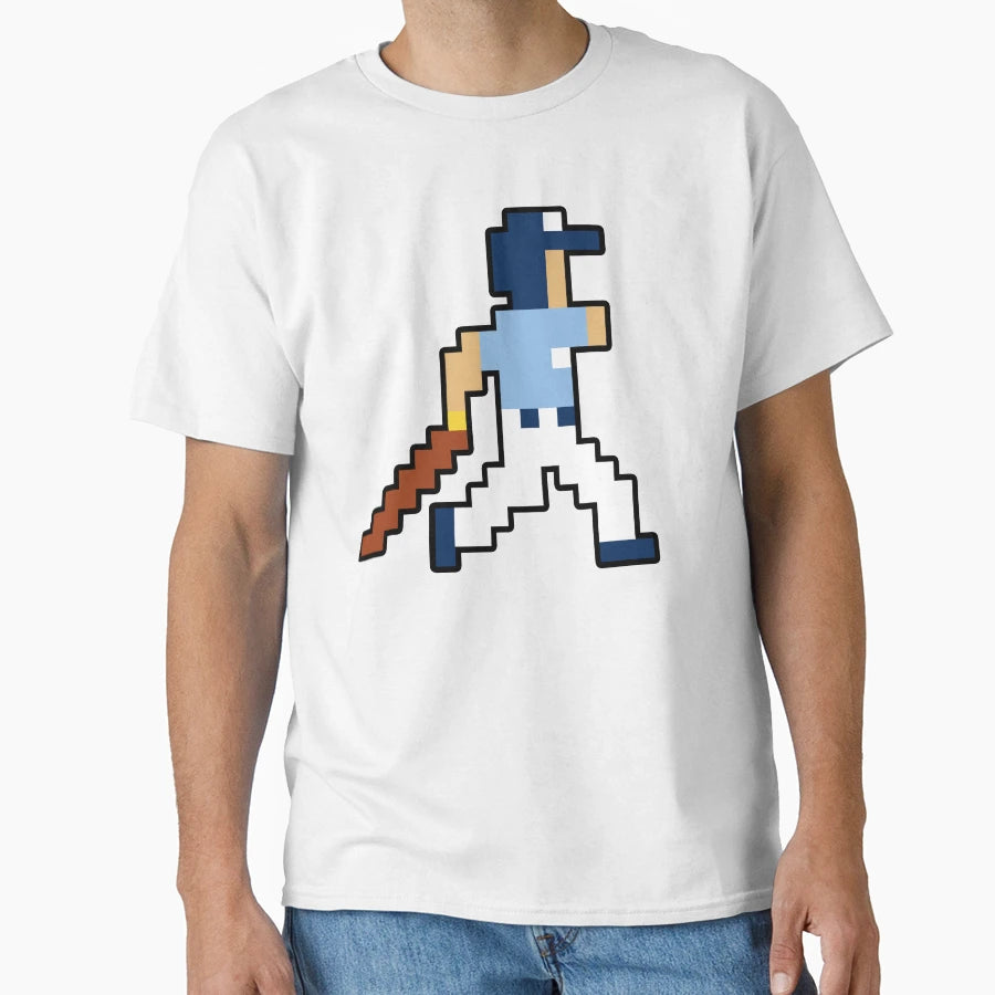 Tampa Bay Pixel Baseball Player T-Shirt - Casual Everyday Wear Unisex - T-Shirt, Sweatshirt, Hoodie
