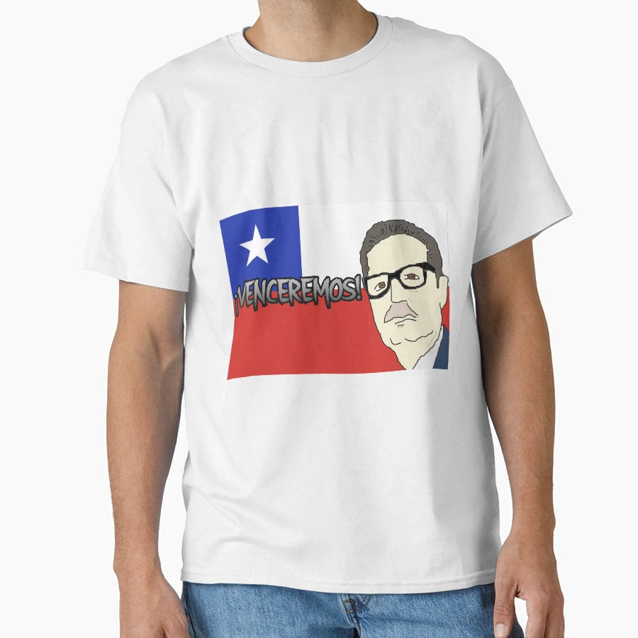 Salvador Allende Venceremos Overcome T-Shirt - Fun Novelty Design Men Women - T-Shirt, Sweatshirt, Hoodie