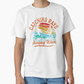 Catching Rays Jumping Waves Summertime T-Shirt - Unique Graphic Men Women - T-Shirt, Sweatshirt, Hoodie