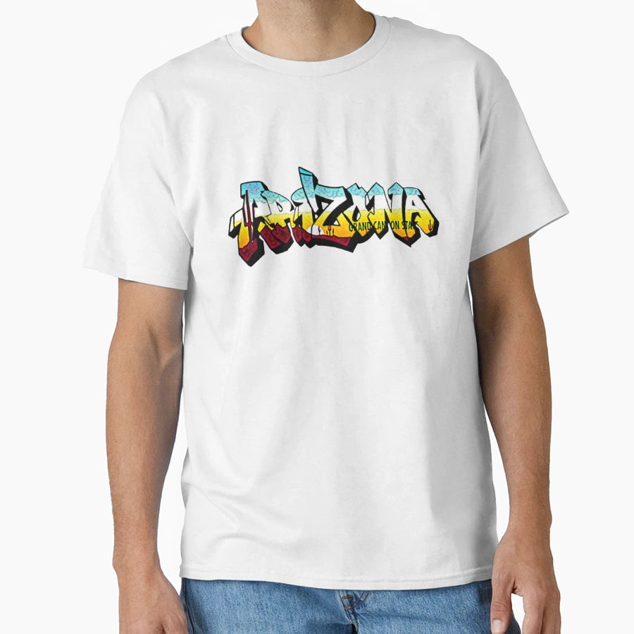 Arizona License Plate And Flag T-Shirt - Unique Graphic for Adults - T-Shirt, Sweatshirt, Hoodie