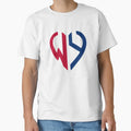 Wyoming State Abbreviation T-Shirt - Fun Novelty Design for Adults - T-Shirt, Sweatshirt, Hoodie