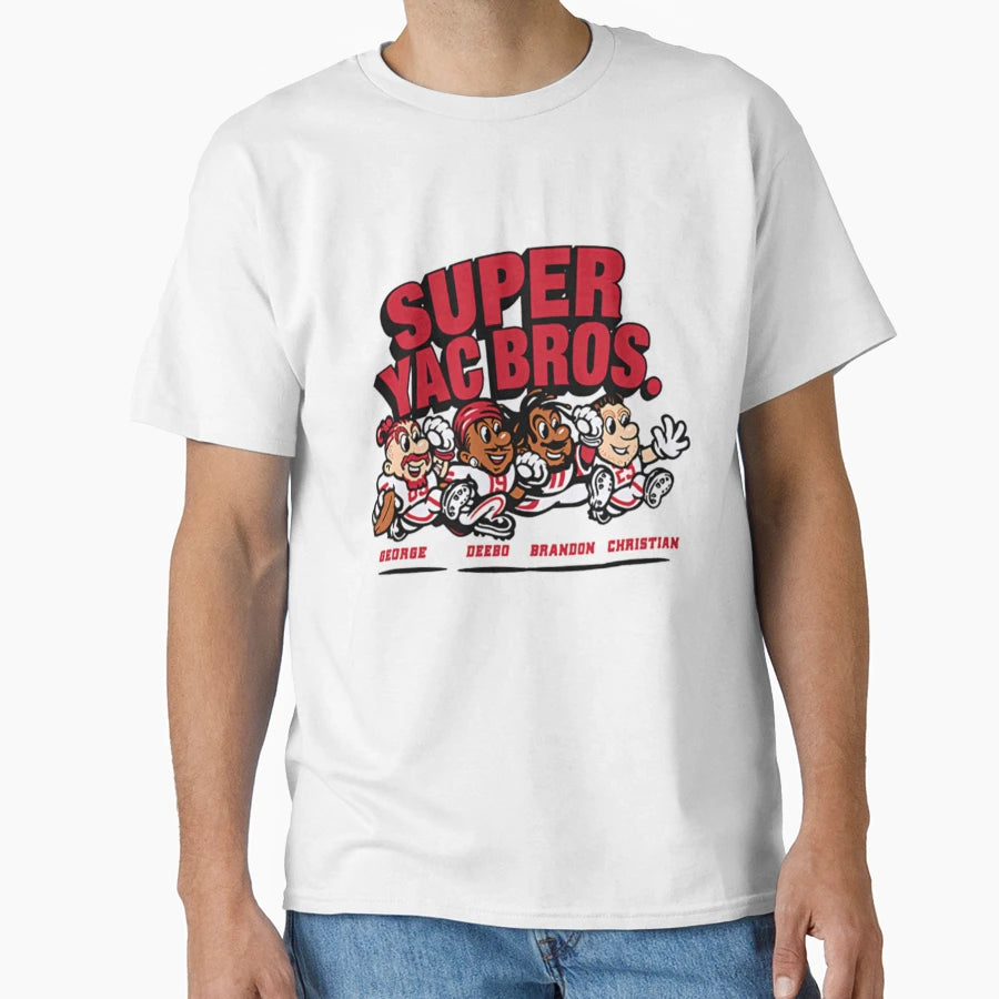 DS GK CM Yac Bros San Francisco Sports Fan T-Shirt - Graphic Print Unisex - T-Shirt, Sweatshirt, Hoodie