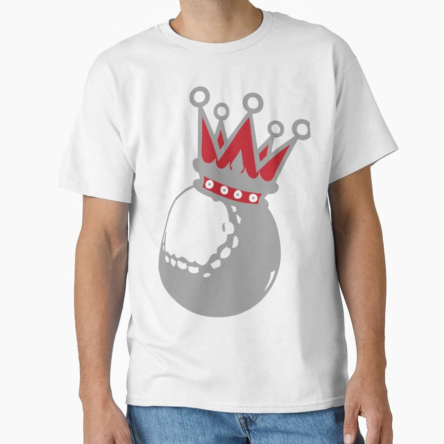 Crown Golf Ball T-Shirt - Graphic Print Unisex - T-Shirt, Sweatshirt, Hoodie